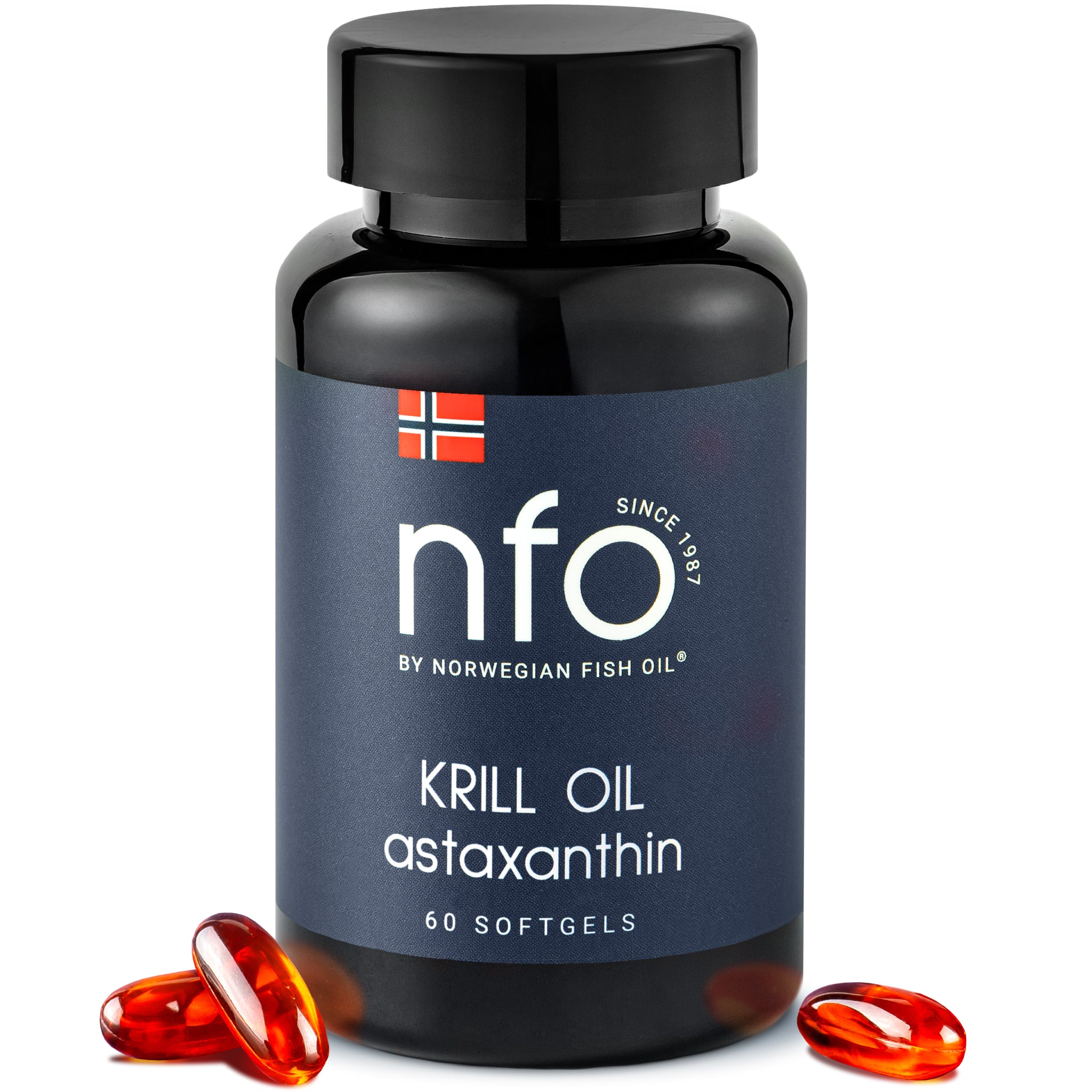 Omega-3-Krillöl mit Astaxanthin - 60 Kapseln