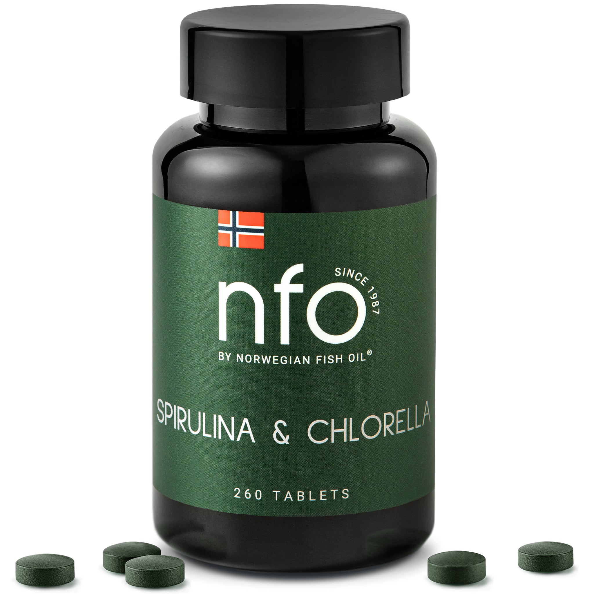 Spirulina & Chlorella – 260 Kapseln